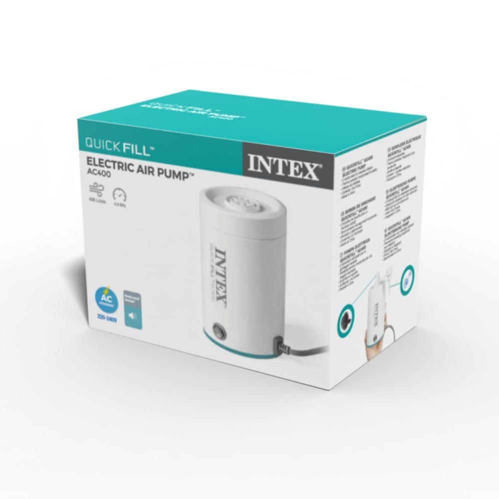 Inflador Eléctrico INTEX Corriente 220-240V QuickFill AC 400 Lts/Min-8