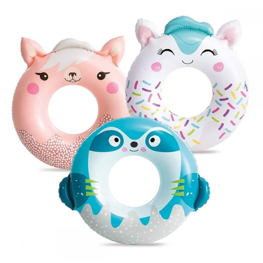 Flotador Inflable Anillo INTEX Cute Animal 76 cm-1