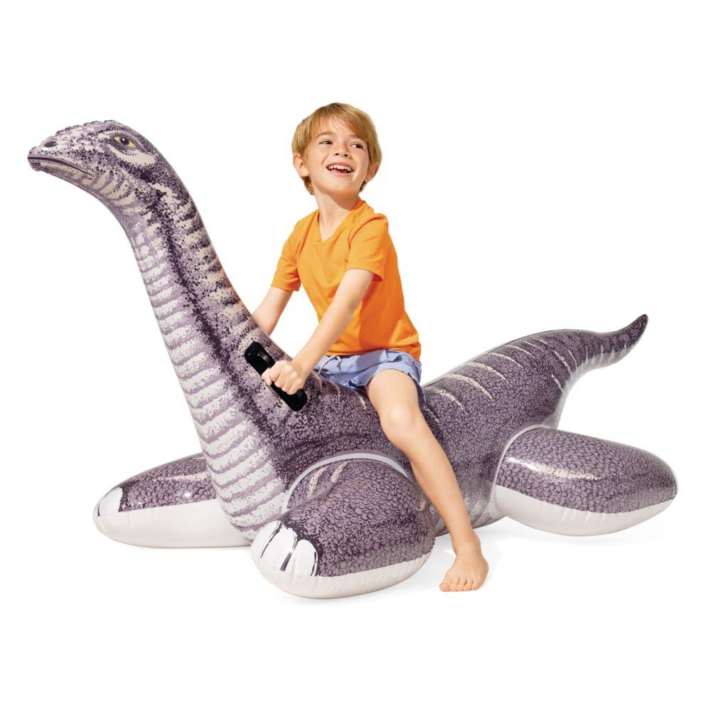 Flotador Inflable INTEX Brontosaurio Ride-On Realista con Asas, 178 x 94 cm-2