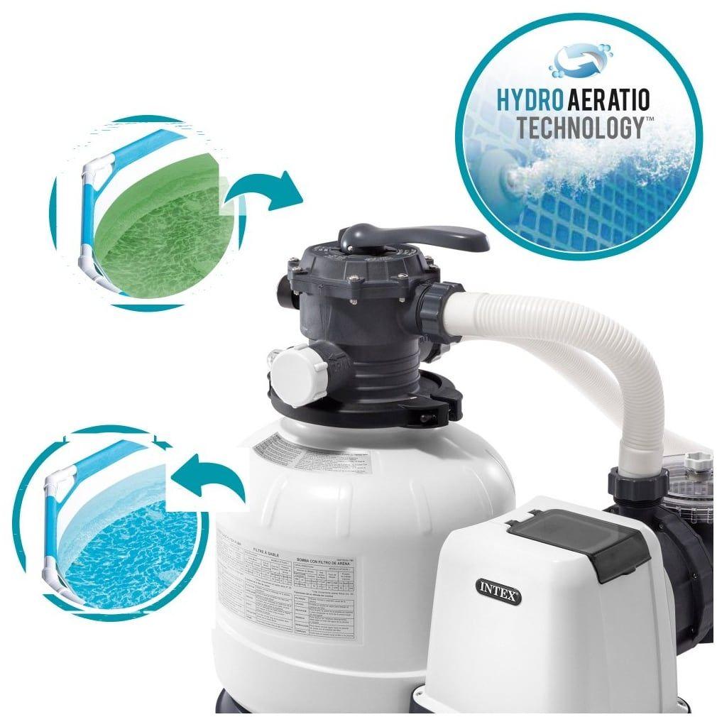 Filtro de Arena para Piscina INTEX 10.500 l/h 0.6HP SX2800-3