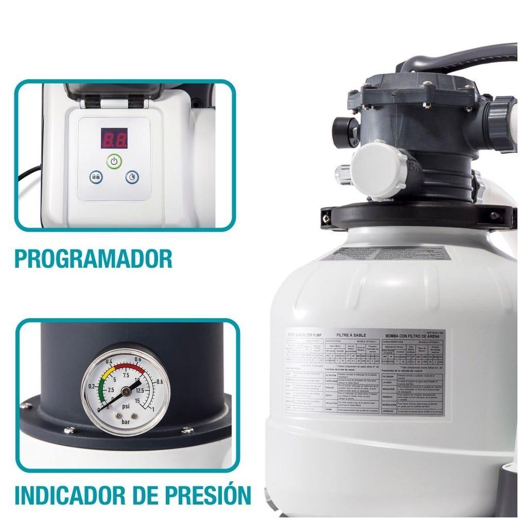Filtro de Arena para Piscina INTEX 10.500 l/h 0.6HP SX2800-5