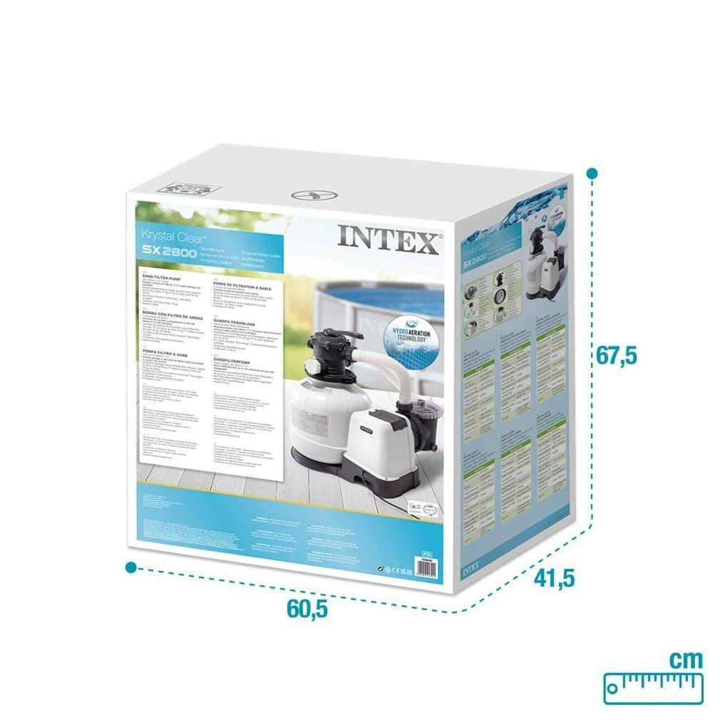 Filtro de Arena para Piscina INTEX 10.500 l/h 0.6HP SX2800-6