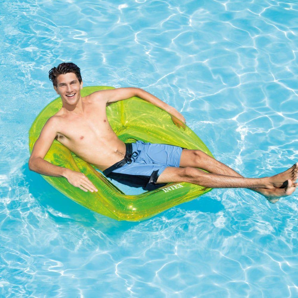 Flotador Sillón Inflable INTEX Transparent Lounges-2
