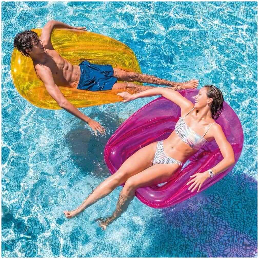 Flotador Sillón Inflable INTEX Transparent Lounges-4