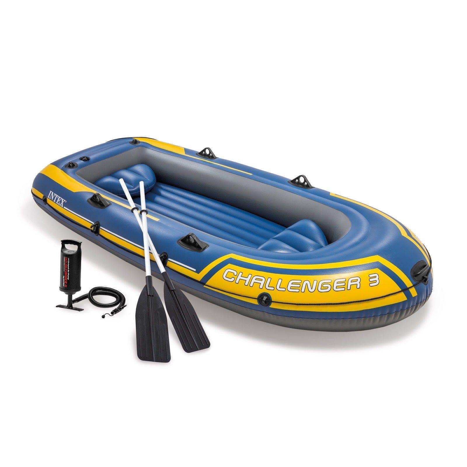 Bote Inflable INTEX Challenger 3, 2.95m x 1.37m x 43cm-0