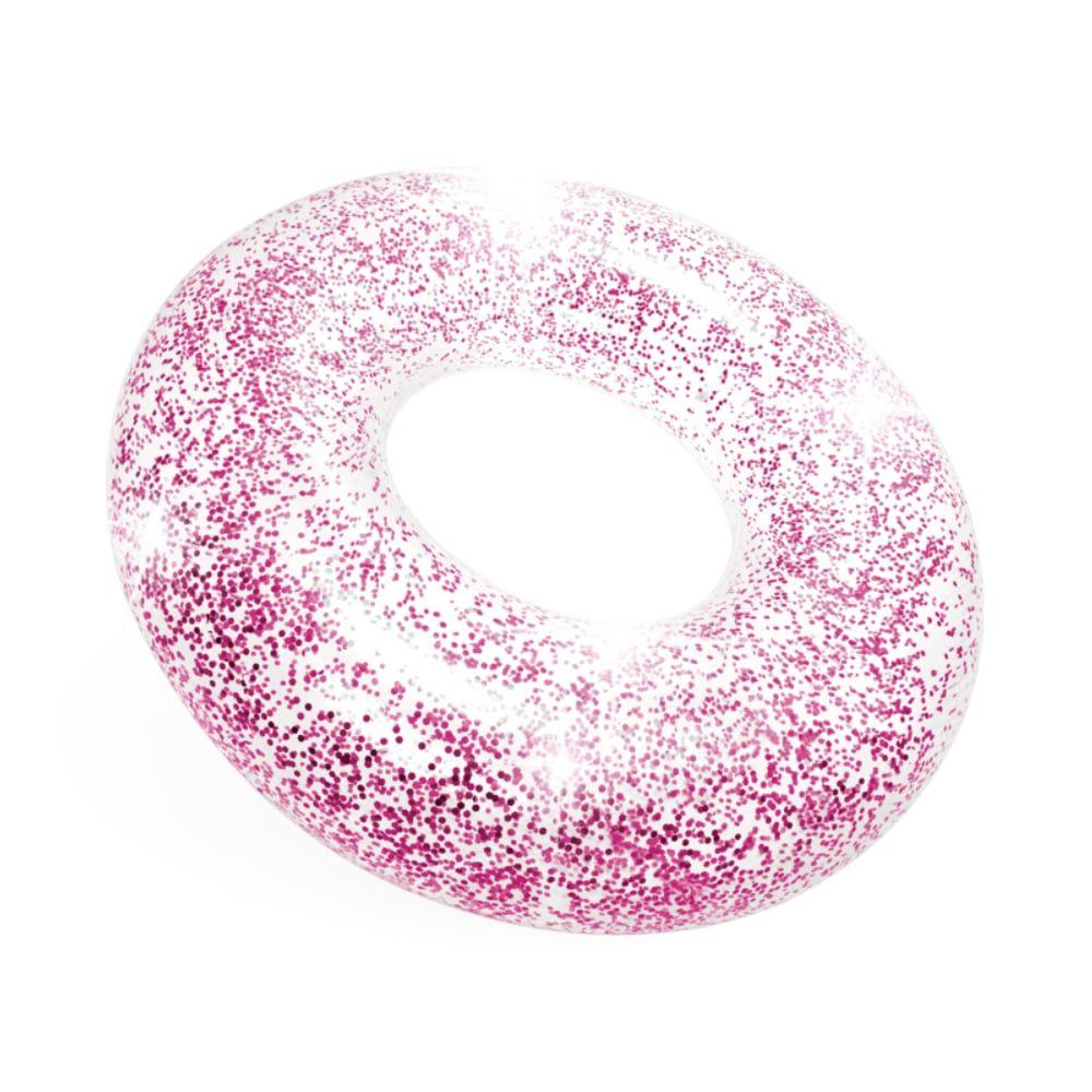 Flotador Anillo Transparente Glitter INTEX-9