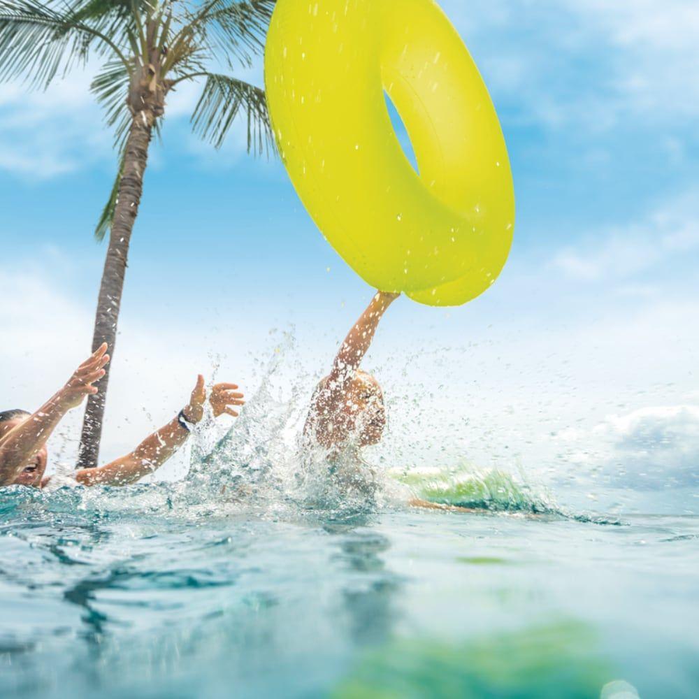 Flotador Anillo Inflable INTEX Neón 91 cm-3