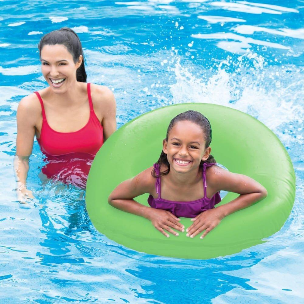 Flotador Anillo Inflable INTEX Neón 91 cm-6