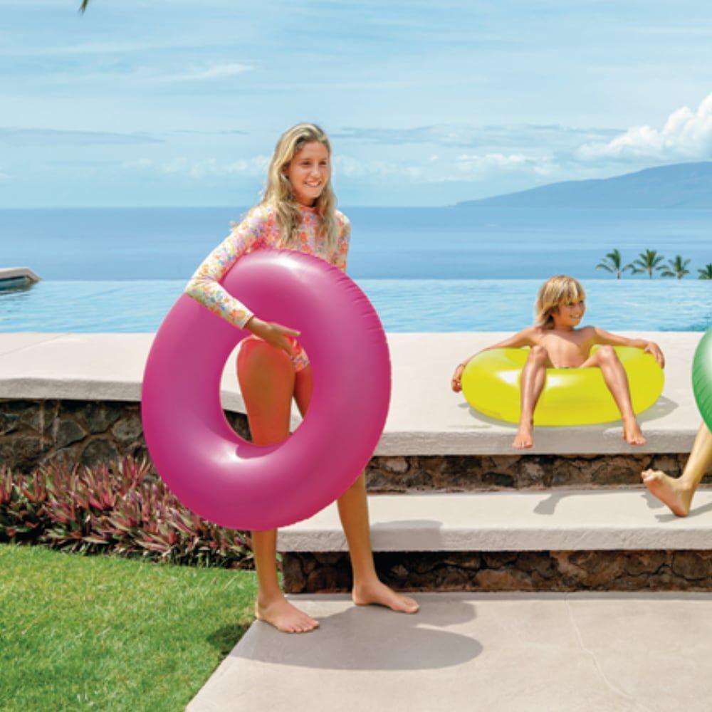 Flotador Anillo Inflable INTEX Neón 91 cm-8