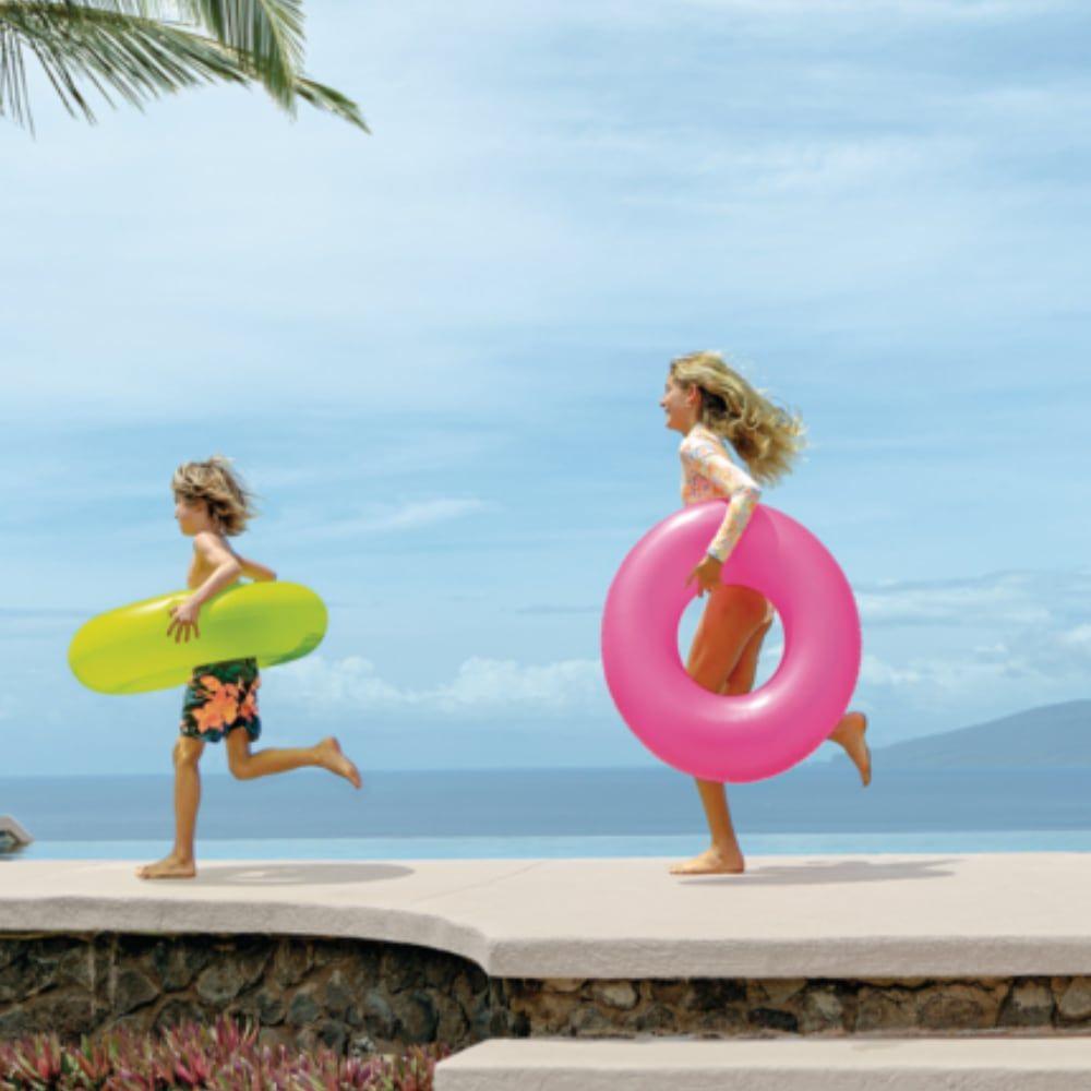 Flotador Anillo Inflable INTEX Neón 91 cm-9