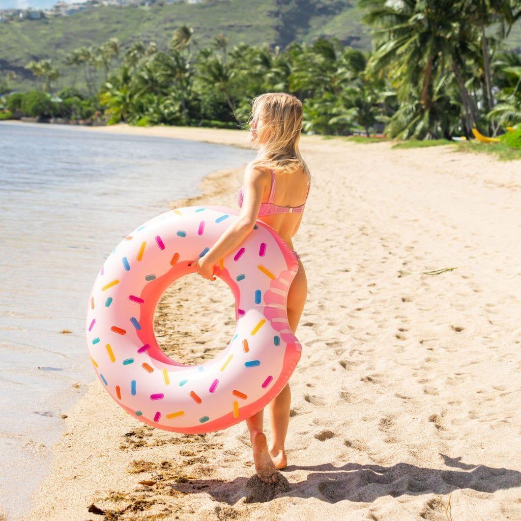 Flotador INTEX Rainbow Donut Tube  94x23 cm-3