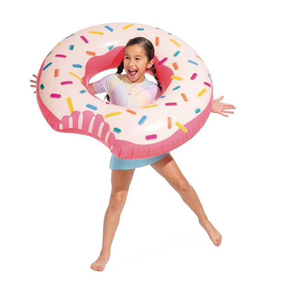 Flotador INTEX Rainbow Donut Tube  94x23 cm-6