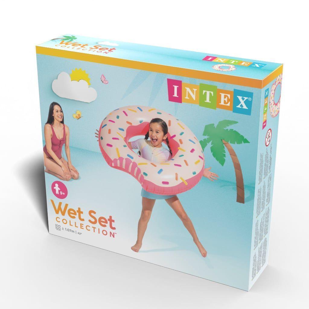 Flotador INTEX Rainbow Donut Tube  94x23 cm-7