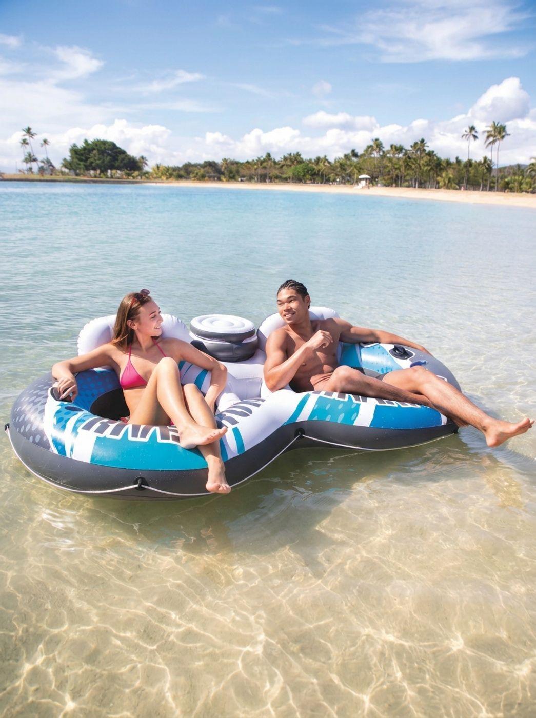 Sillón Inflable Doble con Cooler INTEX Skye River Run 2-4