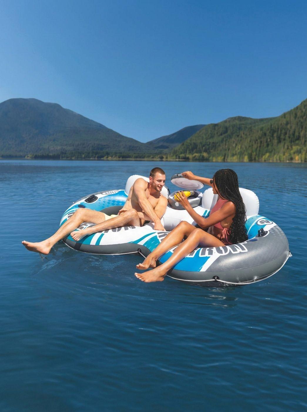 Sillón Inflable Doble con Cooler INTEX Skye River Run 2-5