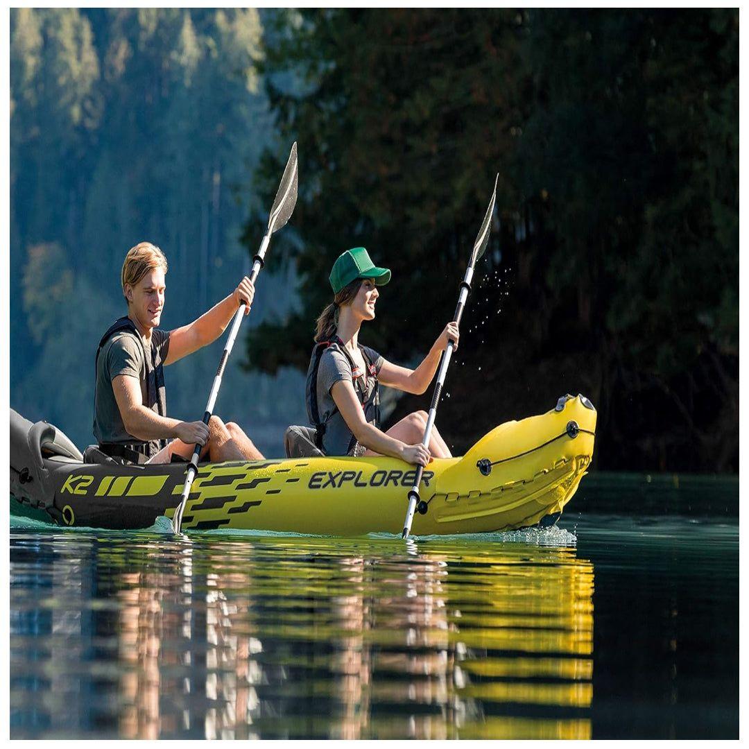 Remos de Aluminio para Kayak INTEX 218 cm-2