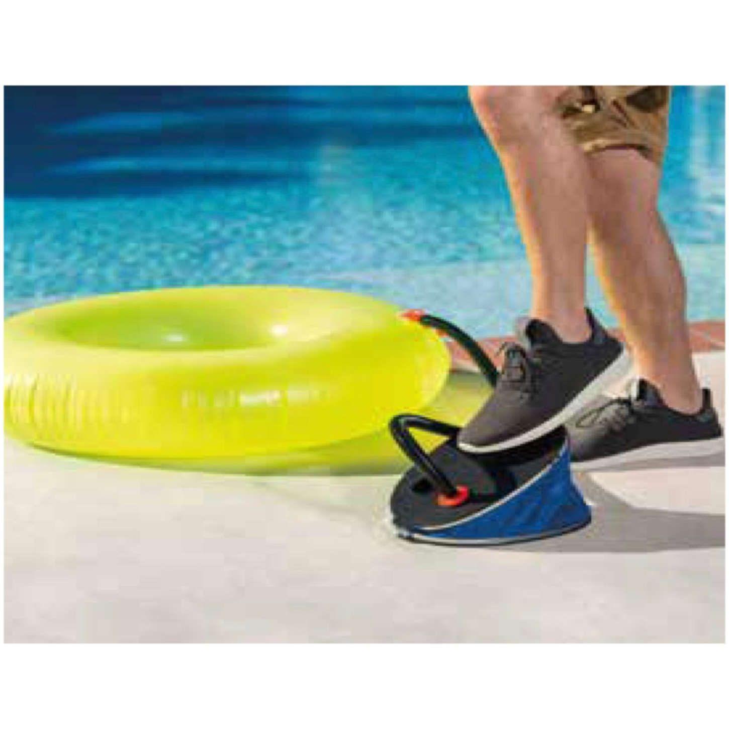 Inflador de Pie INTEX con 3 Boquillas 30 cm-1