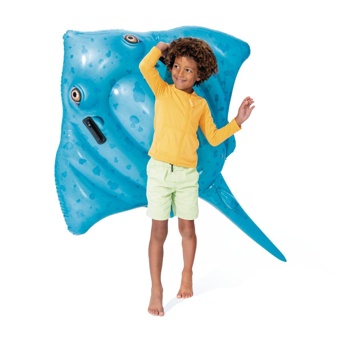 Flotador Inflable Montable con Asas INTEX Mantaraya 185x145 cm-2