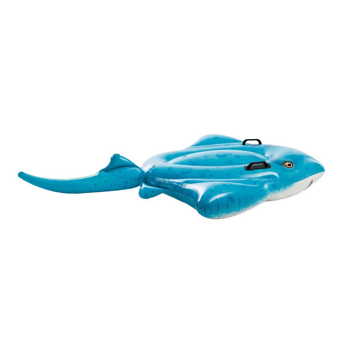 Flotador Inflable Montable con Asas INTEX Mantaraya 185x145 cm-7