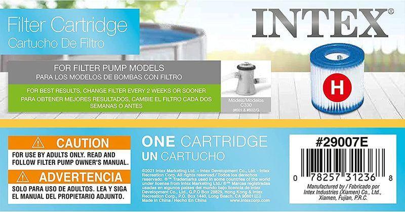 Repuesto Cartucho de Filtro INTEX Tipo H para Bomba Filtrante 28602-4
