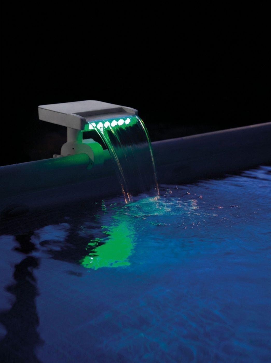 Cascada Led Multi-color para Piscina Estructural INTEX-5