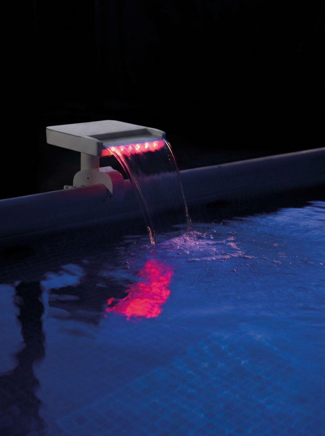 Cascada Led Multi-color para Piscina Estructural INTEX-6