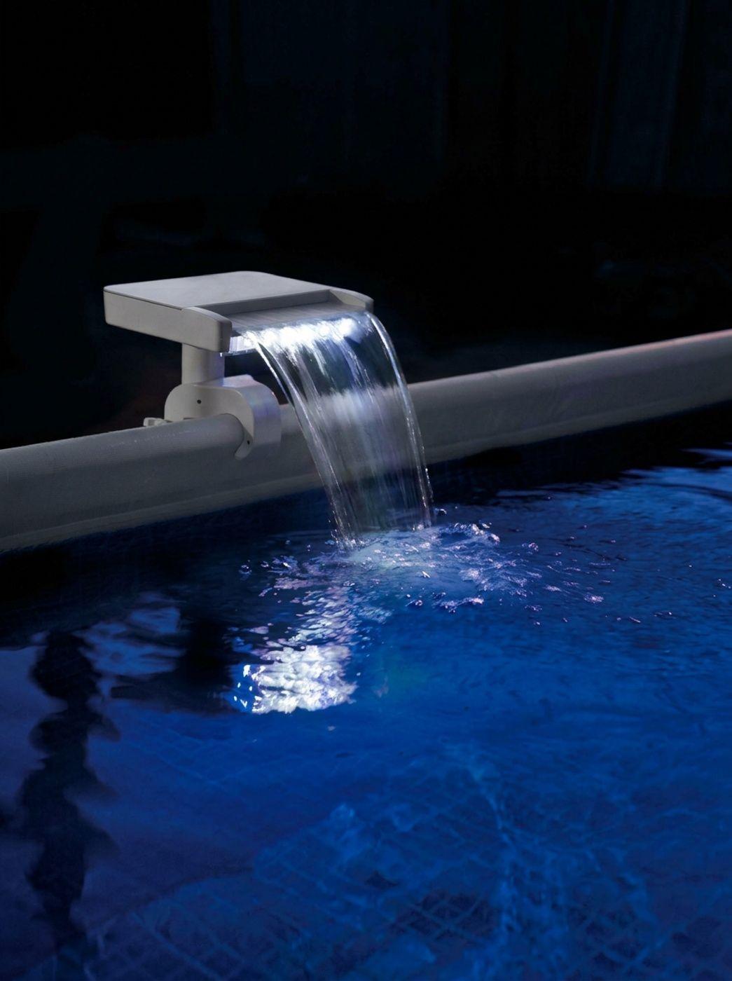 Cascada Led Multi-color para Piscina Estructural INTEX-7