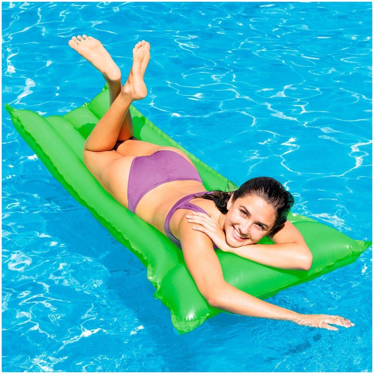 Colchoneta Inflable INTEX Neón Frost 183 x 76 cm-3