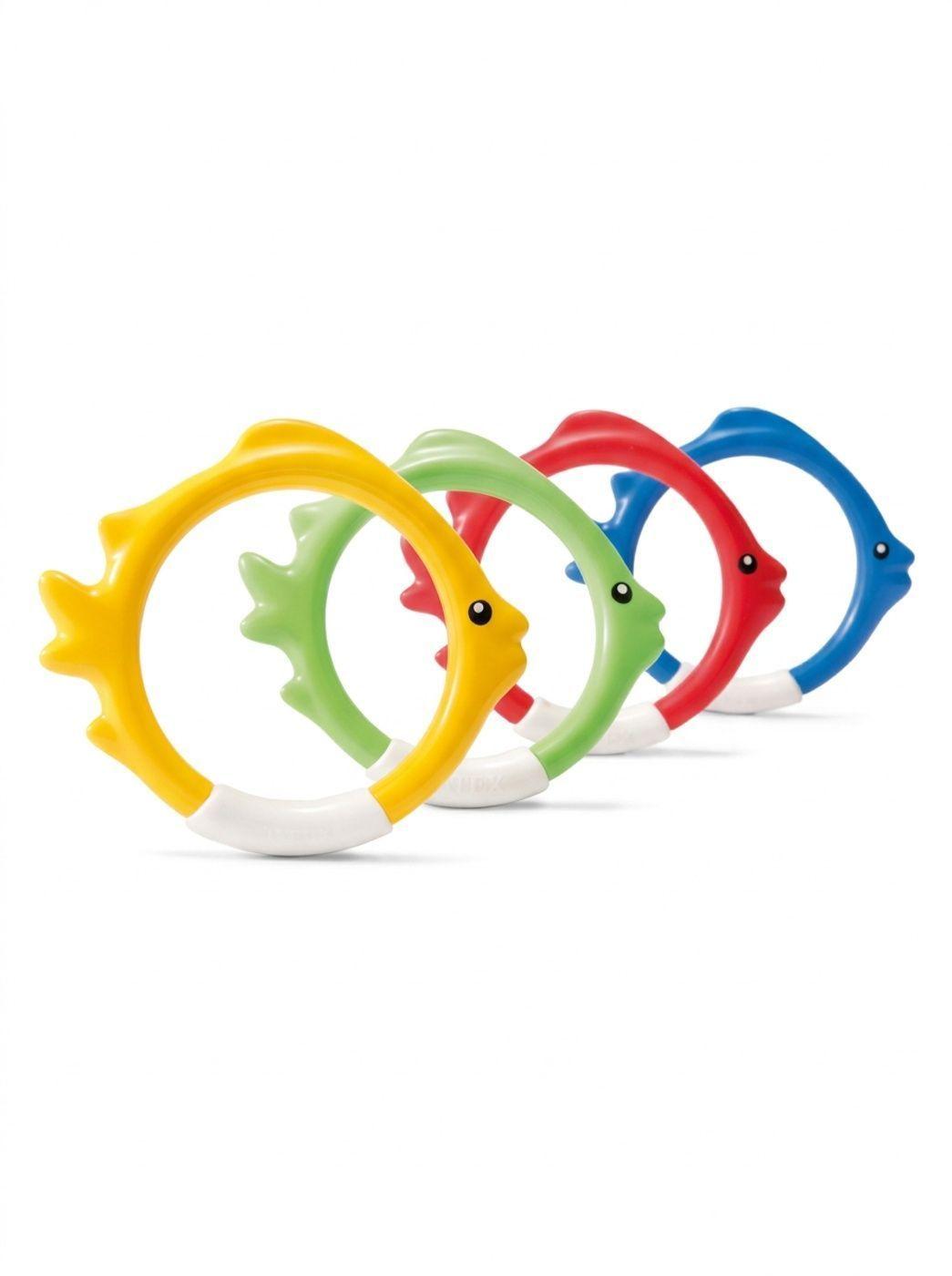 Juego De Piscina 4 Anillos de Pez Bajo el Agua Fish Rings-0