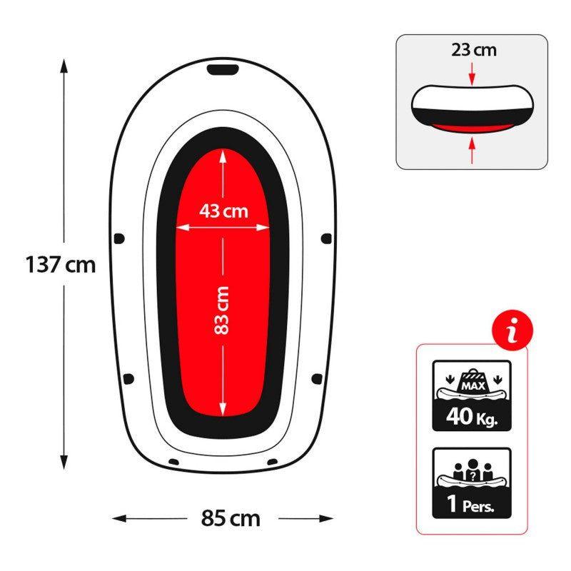 Bote Inflable INTEX Explorer Pro 50 137 x 85 x 23 cm-3
