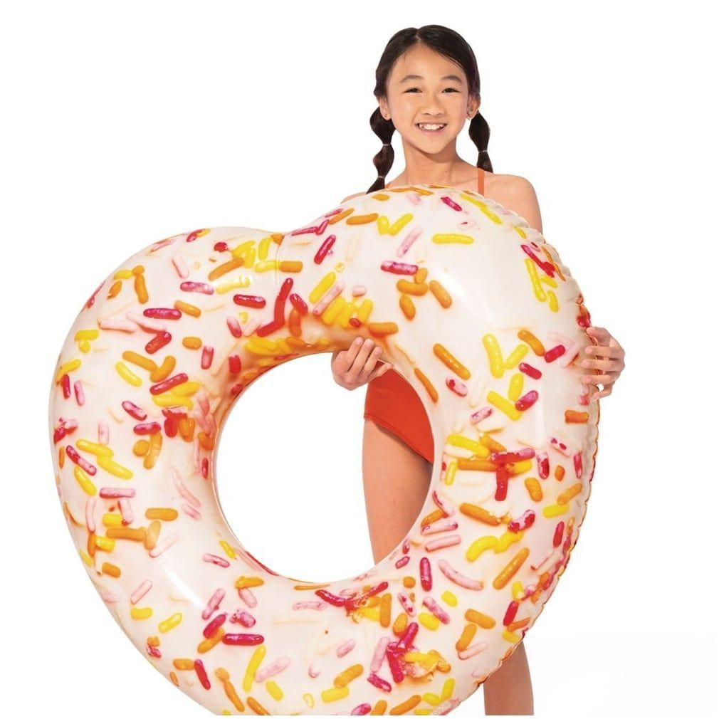 Flotador Inflable INTEX Corazón Donut 89x25x94 cm-6