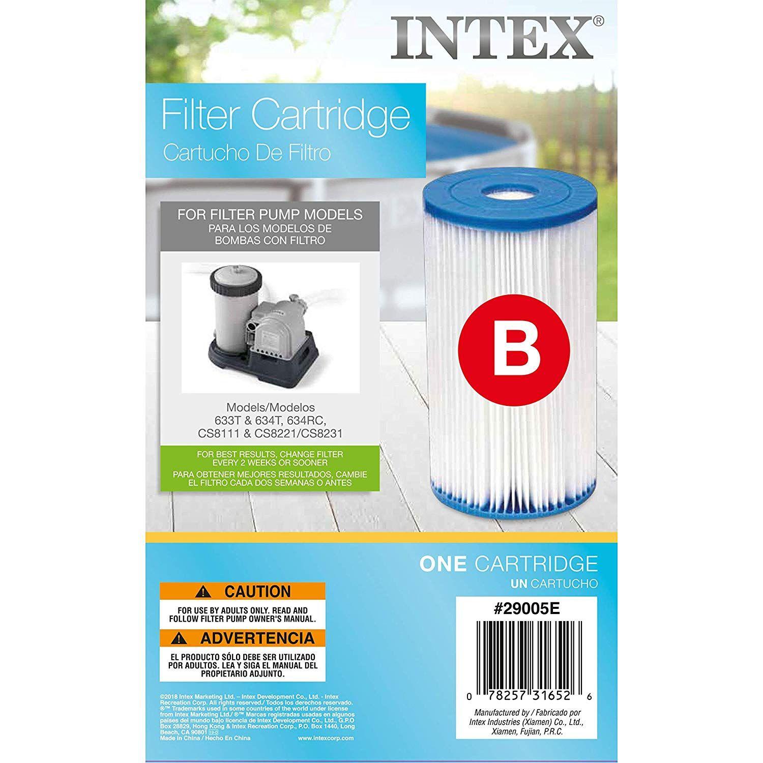 Cartucho de Filtro INTEX tipo B-4