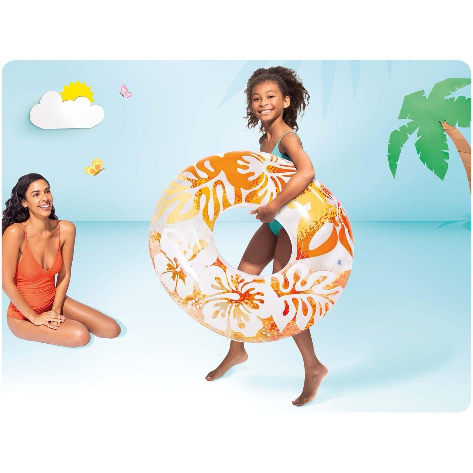 Flotador Inflable Anillo Tropical INTEX 91 cm-4