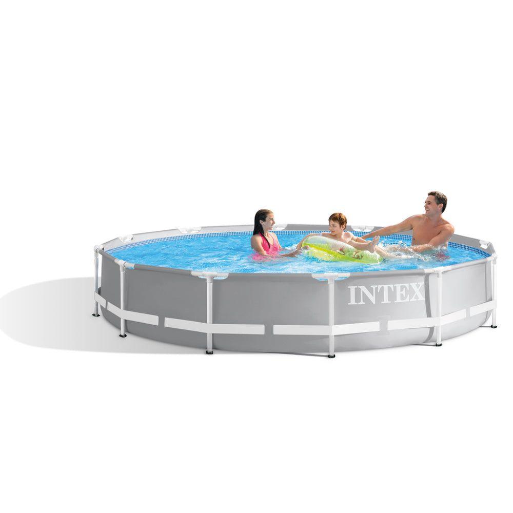 Piscina Estructural Redonda Intex Prism Frame, 366 x 76 cm, 6.502 Litros-0