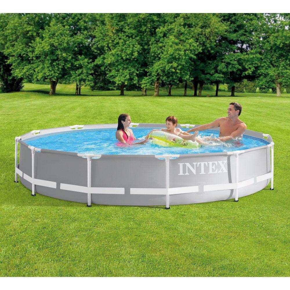Piscina Estructural Redonda Intex Prism Frame, 366 x 76 cm, 6.502 Litros-1
