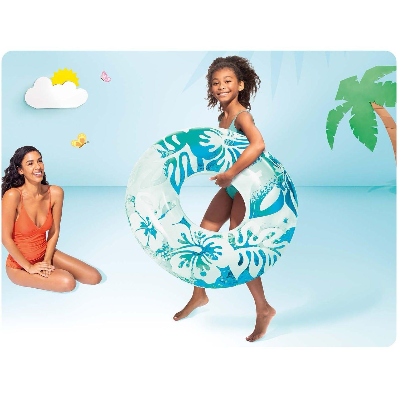 Flotador Inflable Anillo Tropical INTEX 91 cm-3