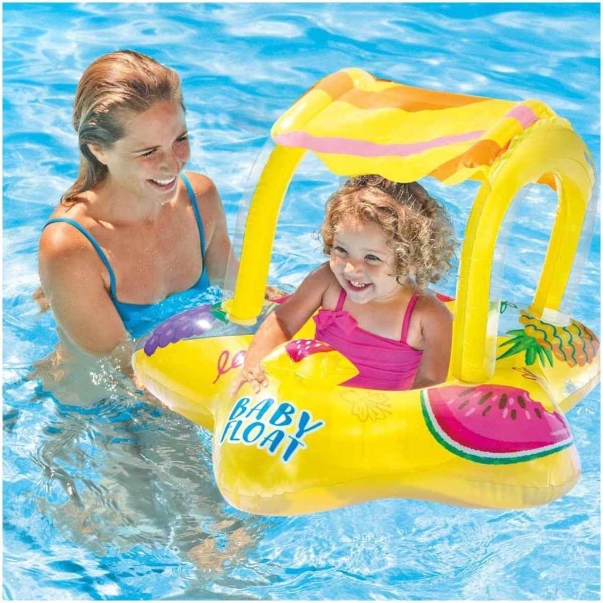 Flotador Inflable INTEX con Asiento para Bebés, 1-2 Años-1