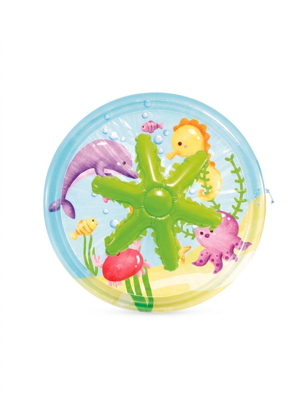 Piscina Inflable INTEX Spray Palmera con Rociador 173 X 104 cm, 166L-4