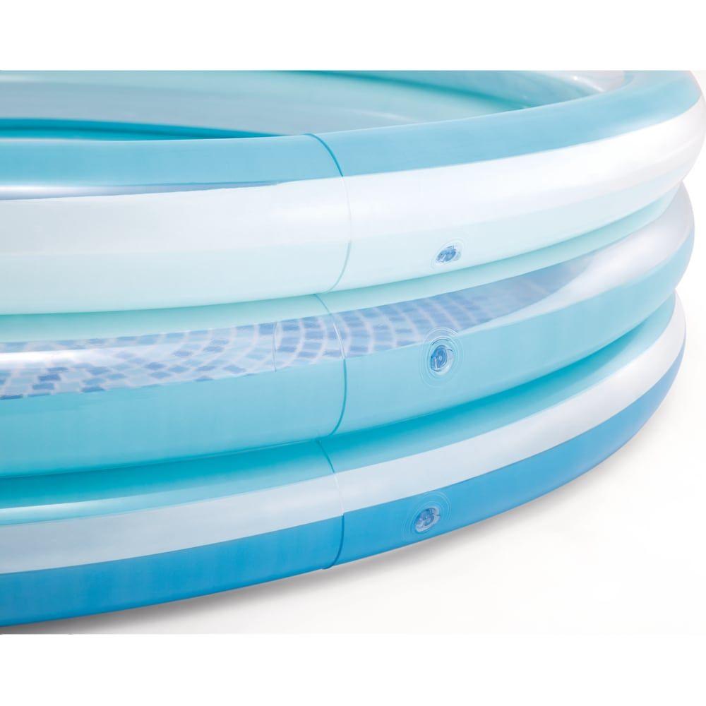 Piscina Infantil Inflable INTEX Blue Biss con Suelo Estampado 147 x 33 cm, 330L-3