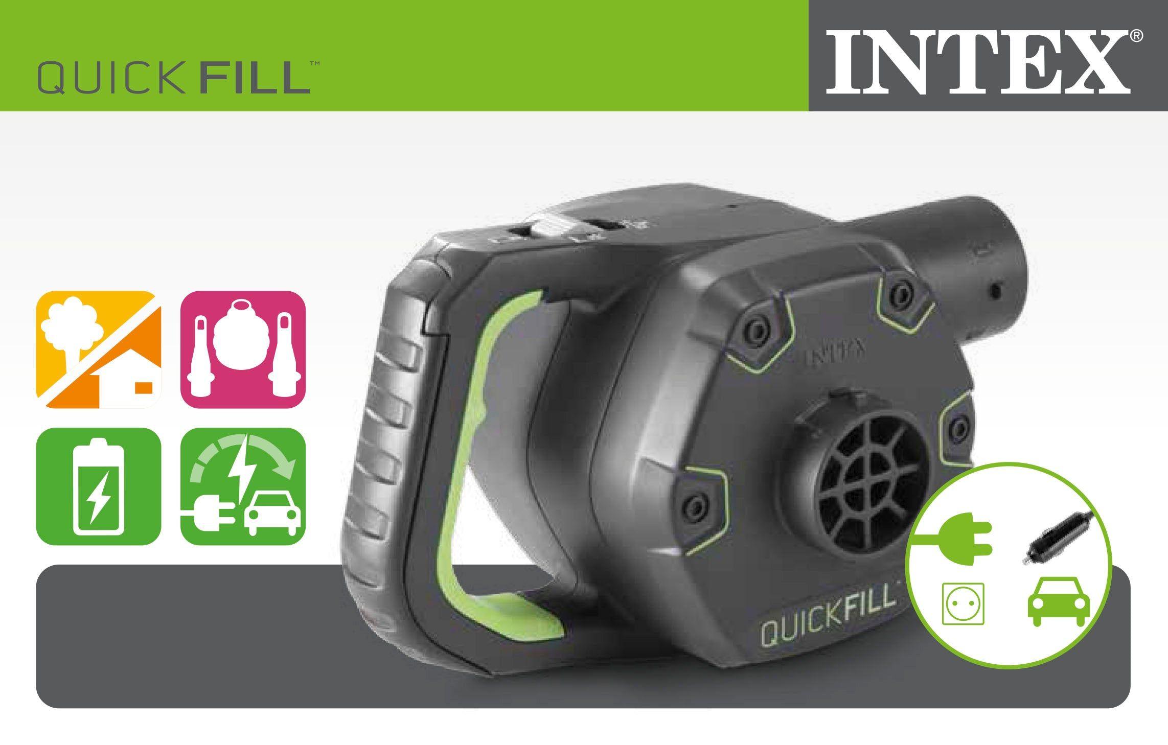 Inflador Eléctrico Portátil INTEX Quick-Fill 220-240v con Adaptadores-7