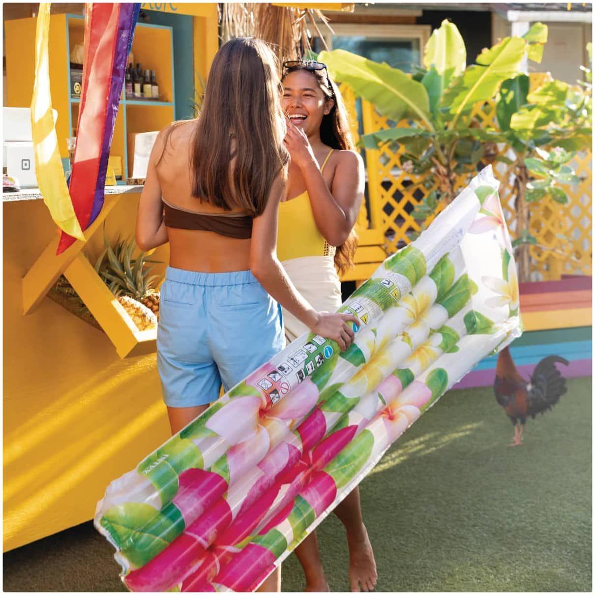 Colchoneta Inflable INTEX Tropical Fashion 183x69cm-9