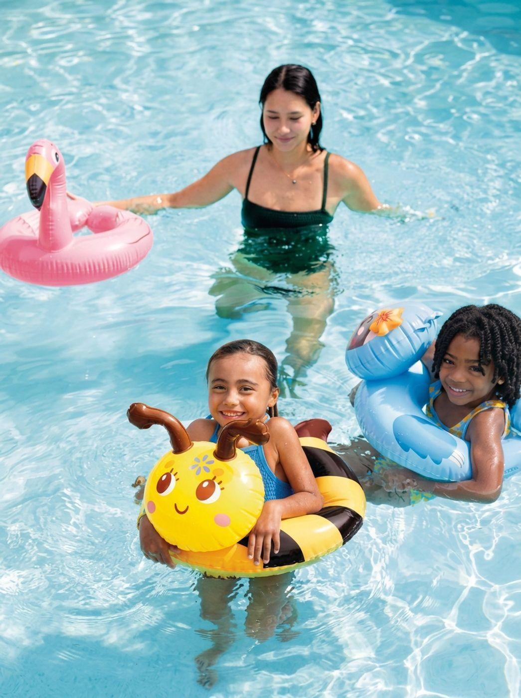 Flotador Inflable Anillo INTEX Animal Split Rings-3