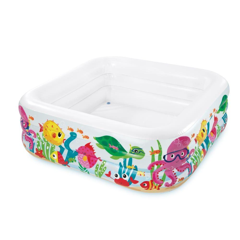 Piscina Inflable INTEX Sea Aquarium 159 x 159 x 50 cm, 340L-4