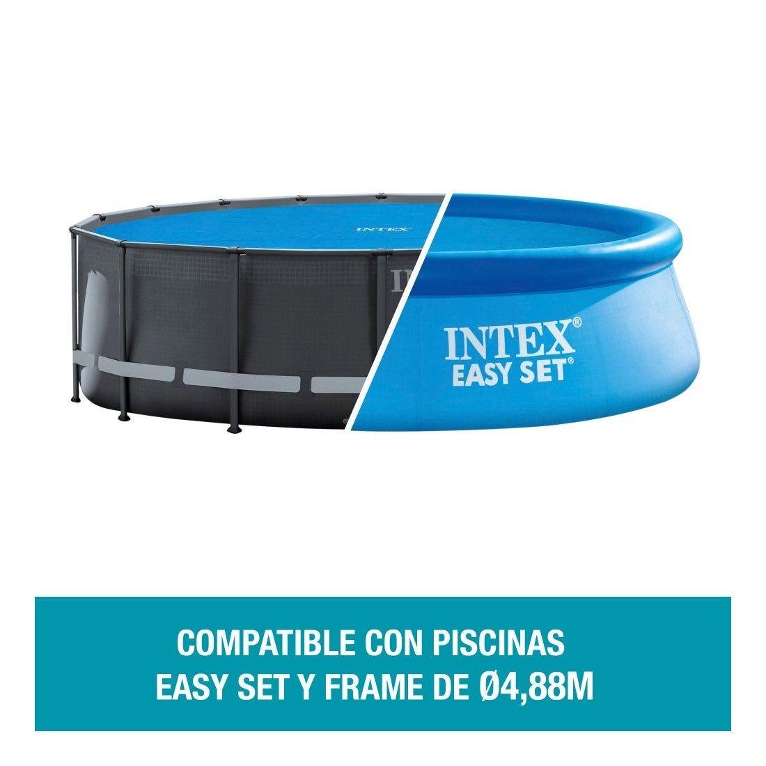 Cobertor Solar Piscina INTEX 4.88m-1