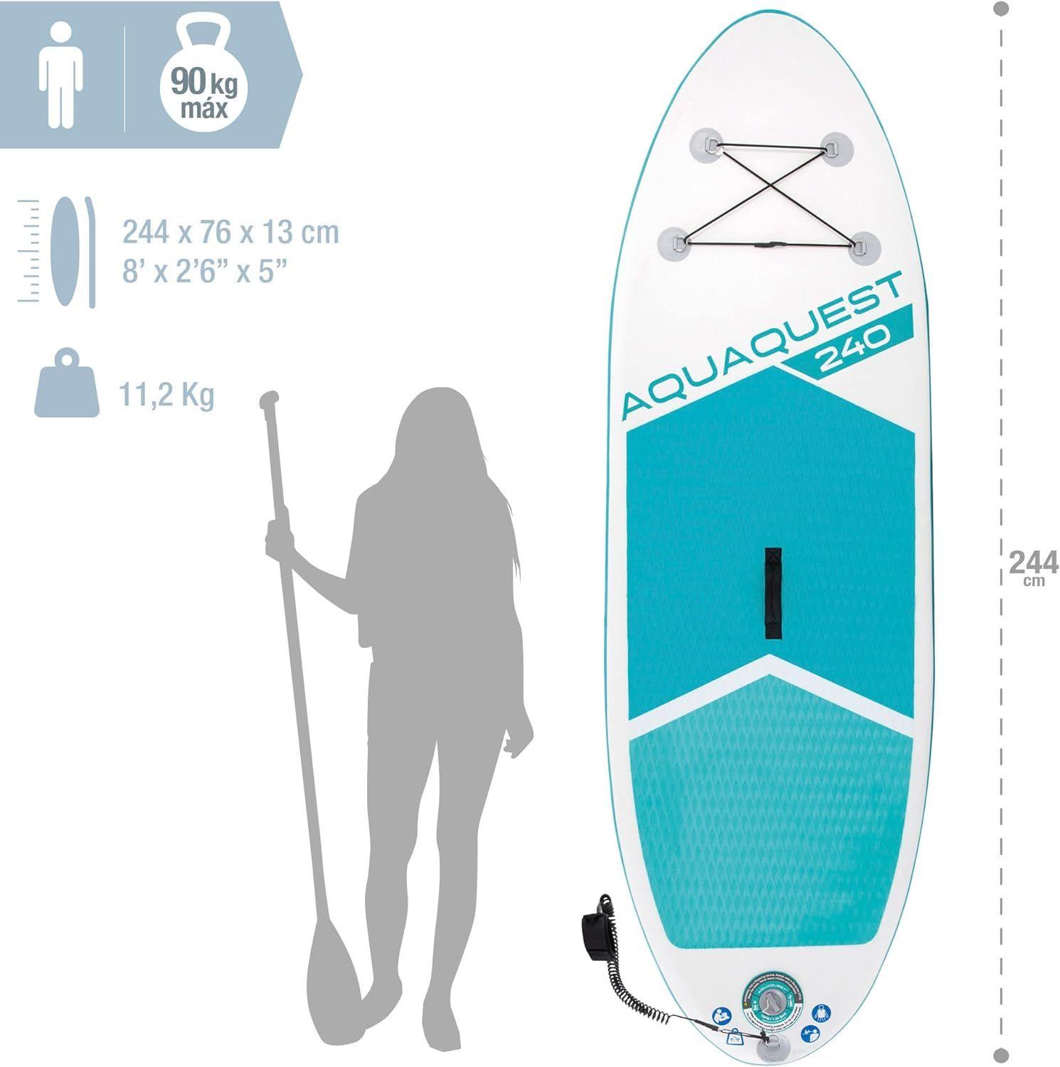 SUP Stand Up Paddle Inflable INTEX Aqua Quest 240 Youth-4
