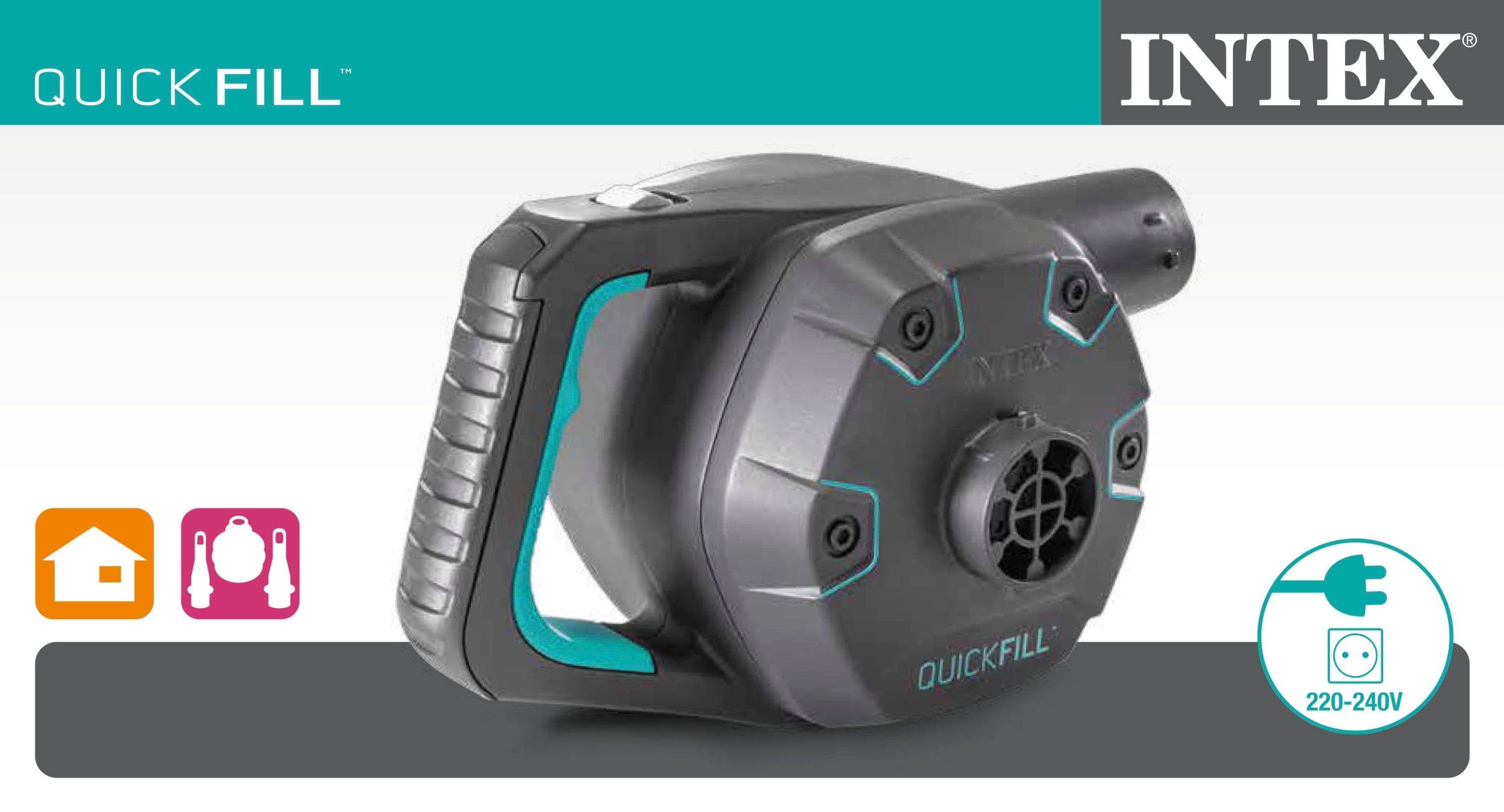 Inflador Eléctrico INTEX Quick-Fill 220-240v Invertible con Manguera-6