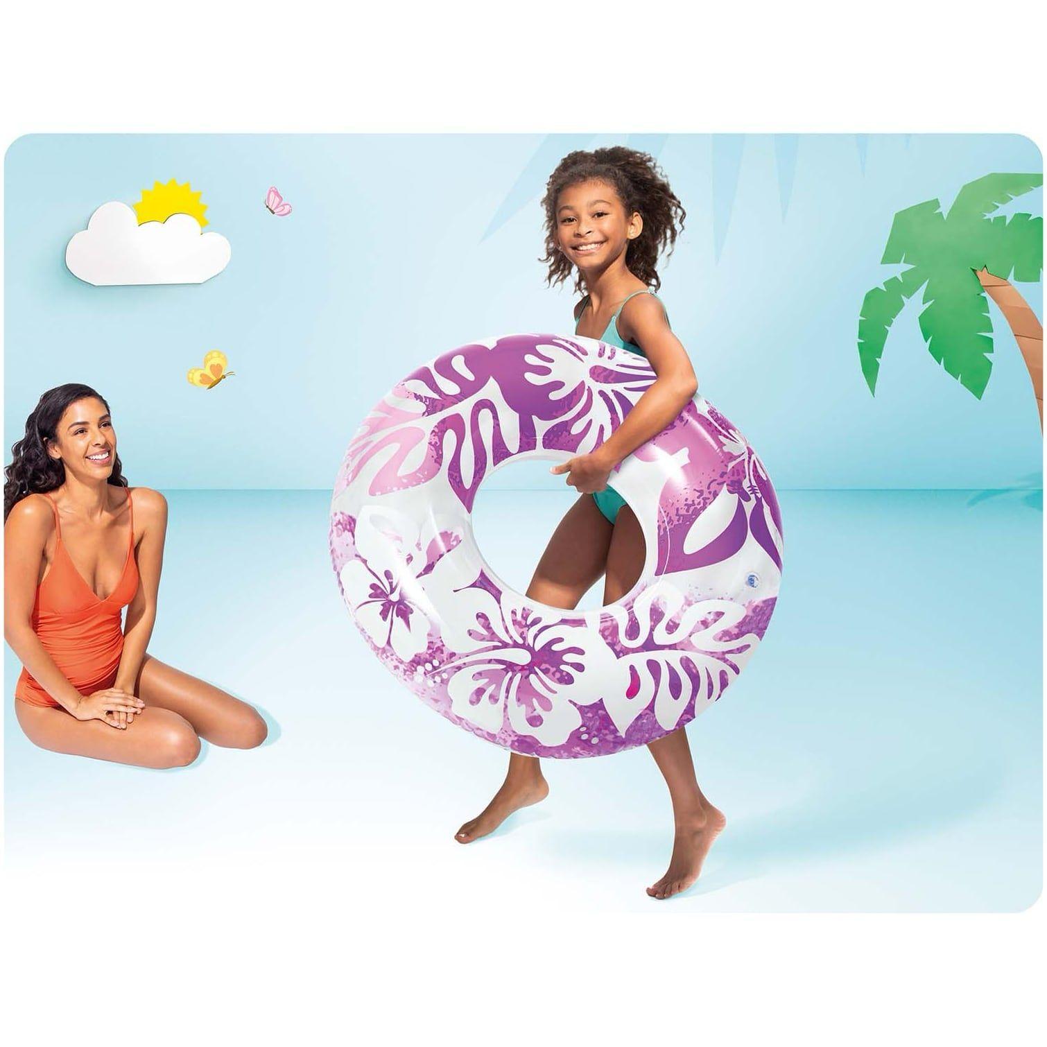 Flotador Inflable Anillo Tropical INTEX 91 cm-5