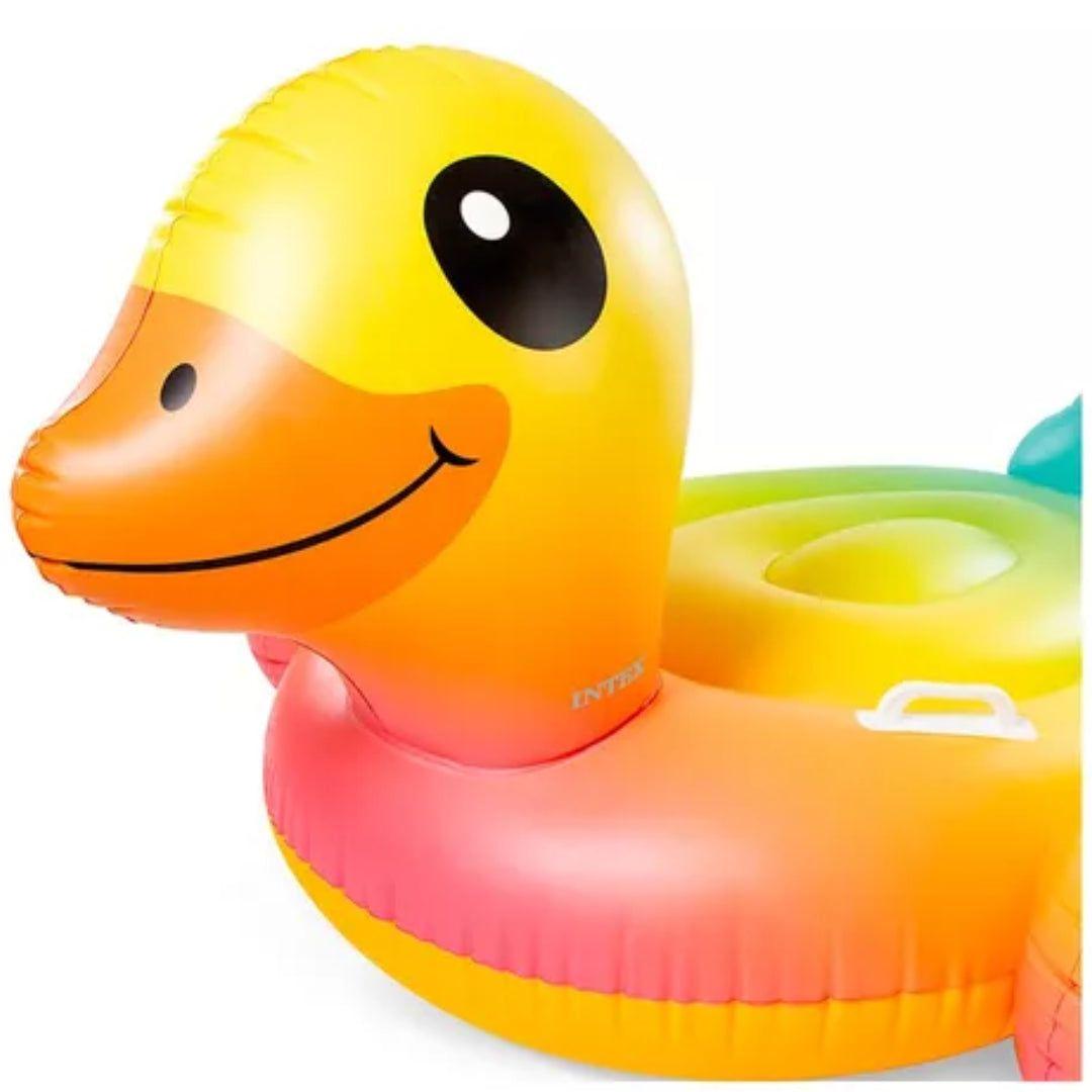 Flotador Inflable con Asas INTEX Baby Duck 147 x 147 x 81 cm-2