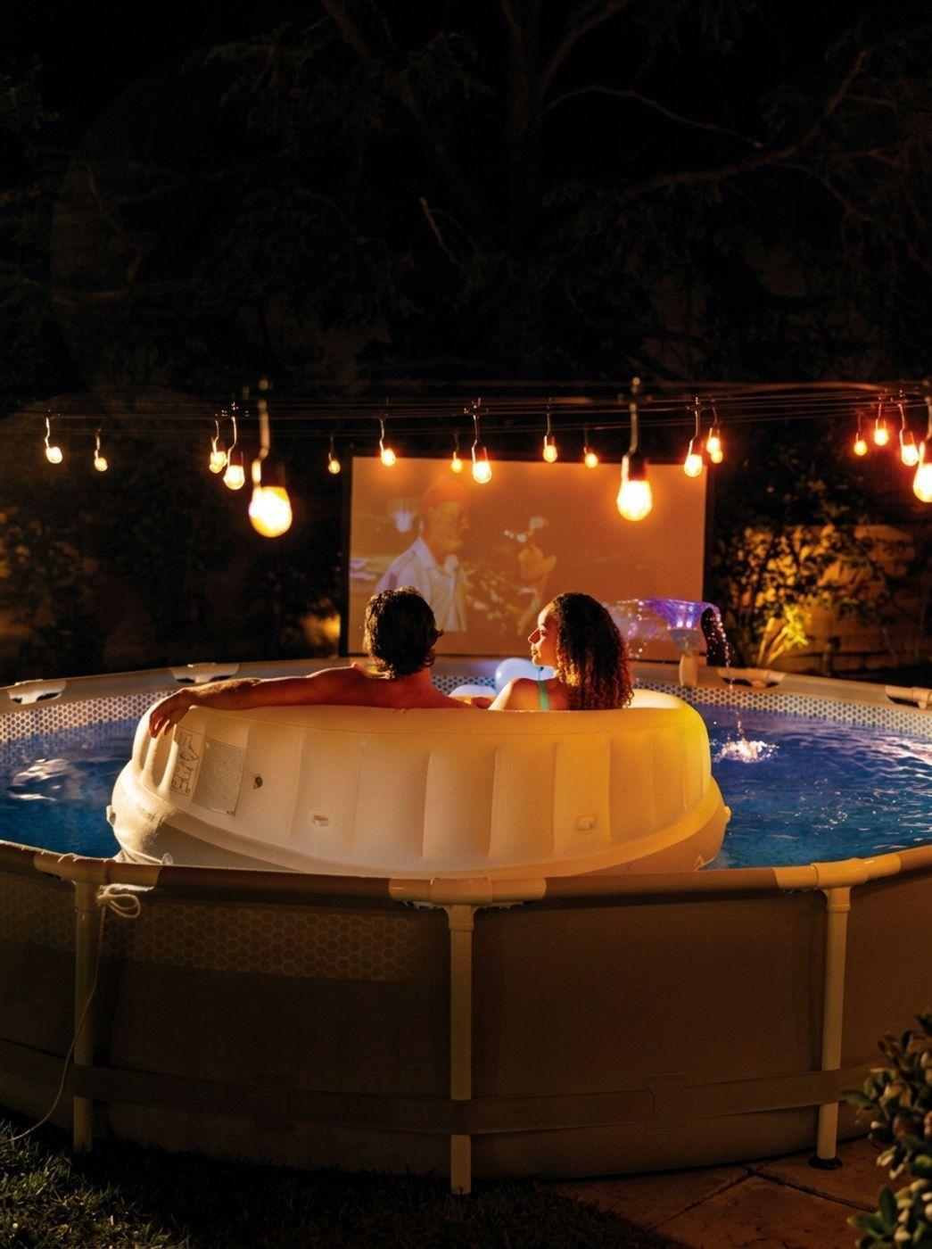 Rociador Led Multi-color para Piscina Estructural INTEX-4