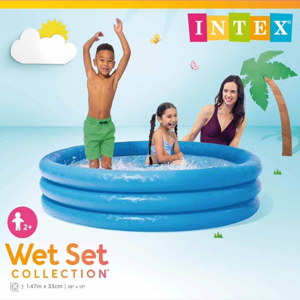 Piscina Inflable INTEX Crystal Blue de 3 Anillos 147 x 33 cm, 330L-2